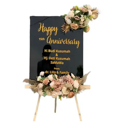 Papan Bunga Akrilik Bangoan