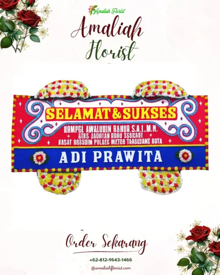Papan Bunga Ucapan Selamat Bangoan